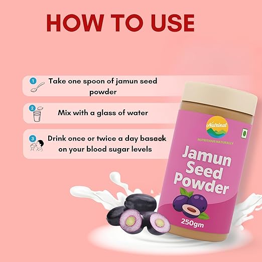 Nutrinat Jamun Seed Powder 250gm
