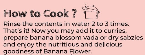Nutrinat Banana Blossom | Ready to Cook | No Preservatives | Chopped