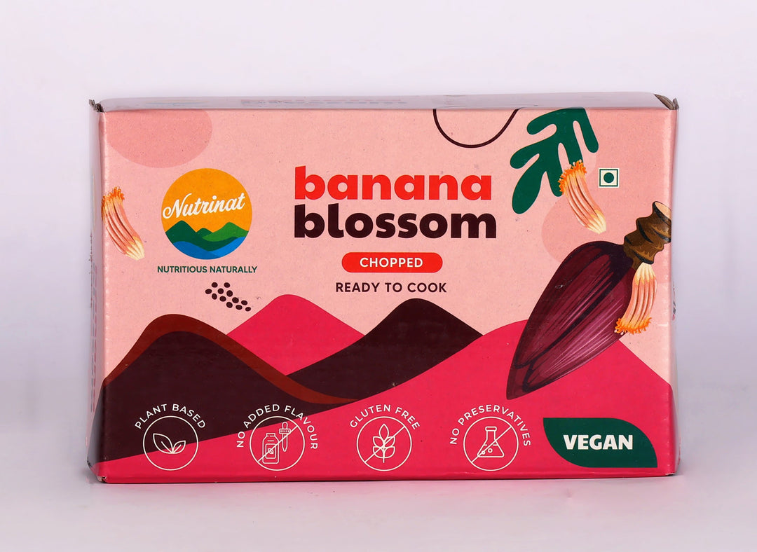 Nutrinat Banana Blossom | Ready to Cook | No Preservatives | Chopped