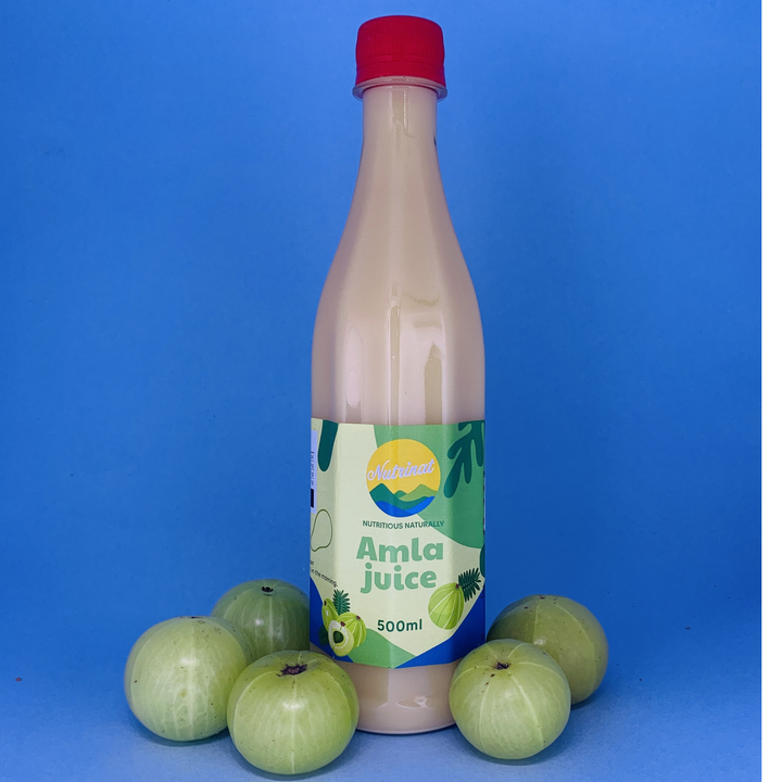 Nutrinat Amla Juice 500ml, Pure Natural, No Added Sugar